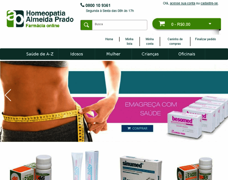 Homeopatiaalmeidaprado.com.br thumbnail
