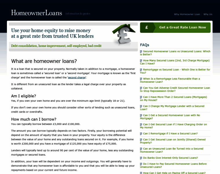 Homeownerloans.org.uk thumbnail