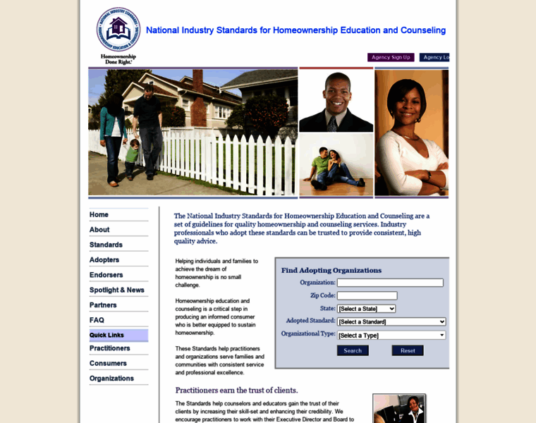 Homeownershipstandards.org thumbnail