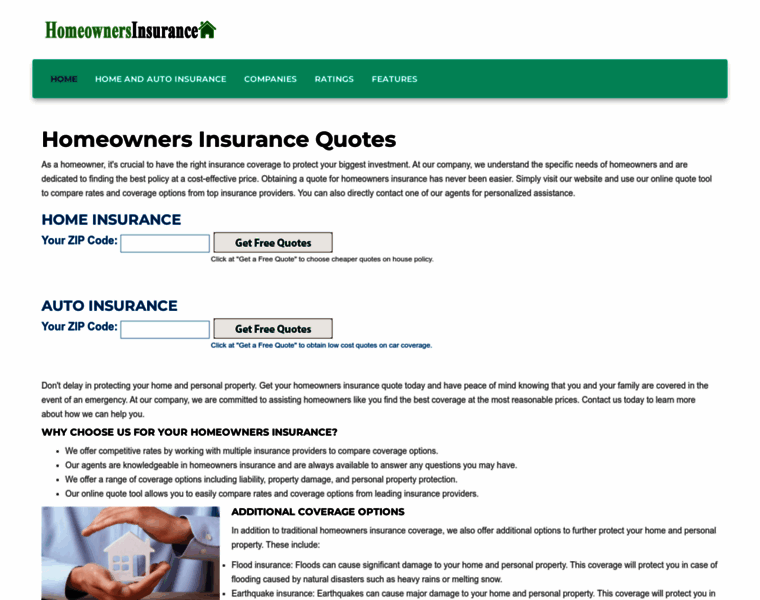 Homeownersinsurancem.com thumbnail
