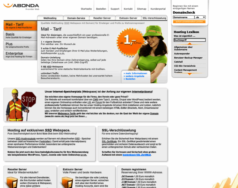 Homepage-baukasten.abonda.de thumbnail