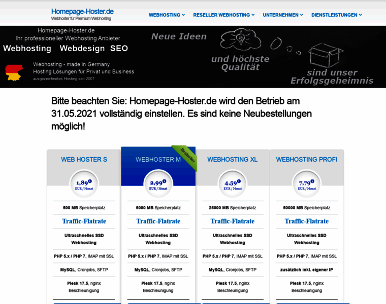Homepage-hoster.de thumbnail Homepage-hoster.de thumbnail