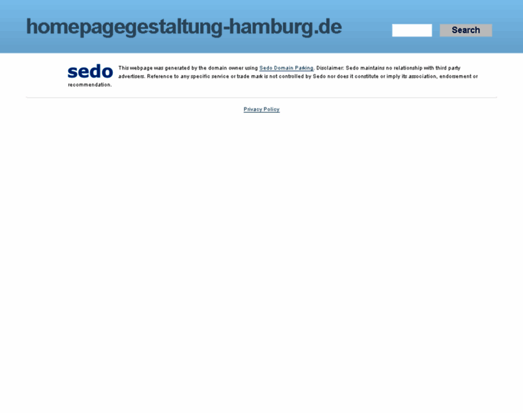 Homepagegestaltung-hamburg.de thumbnail