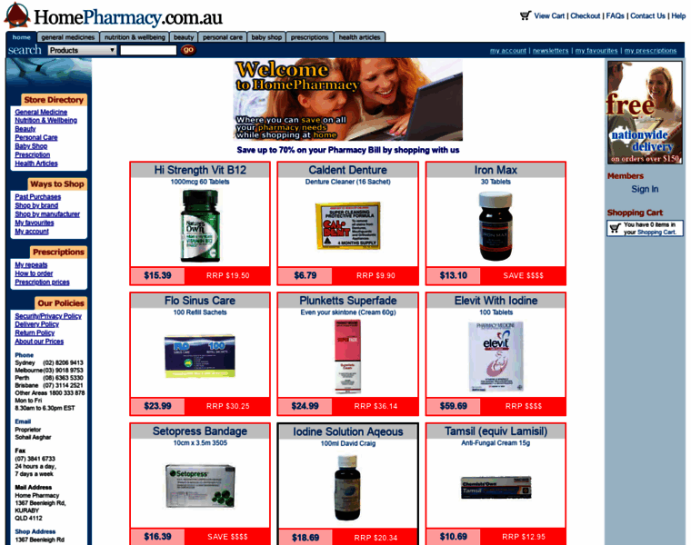 Homepharmacy.com.au thumbnail