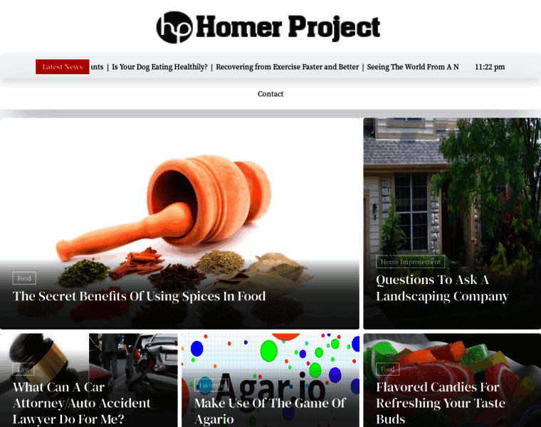 Homerproject.org thumbnail