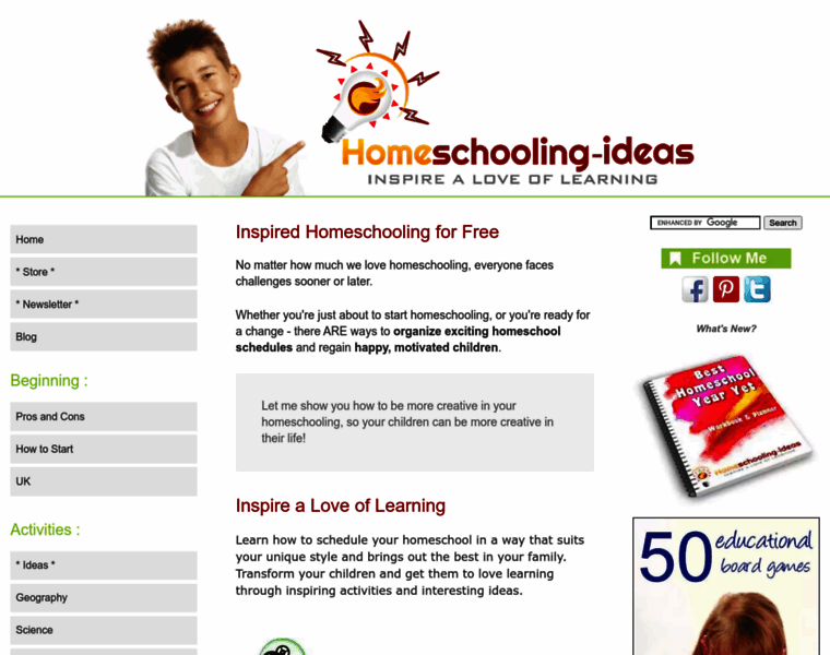 Homeschooling-ideas.com thumbnail