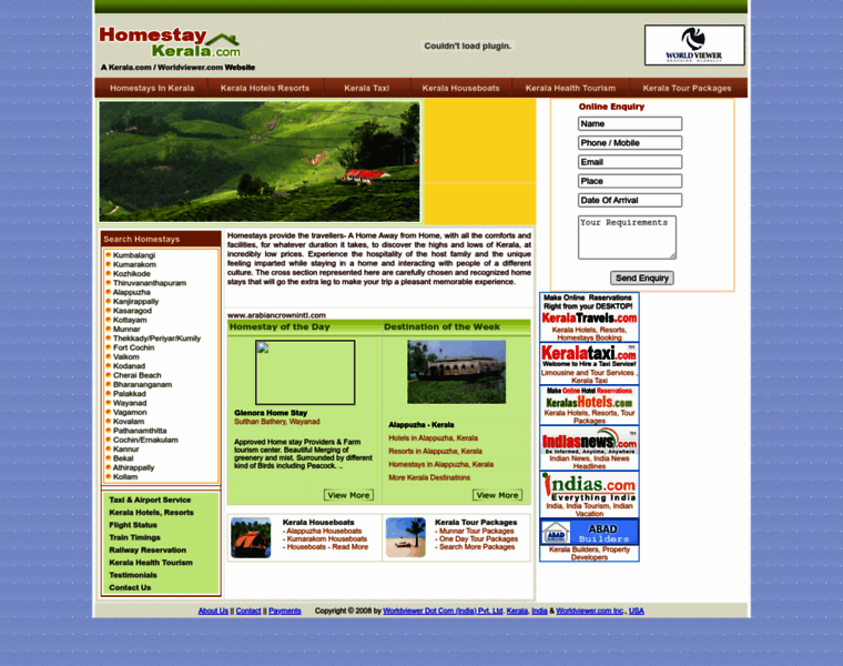 Homestaykerala.com thumbnail