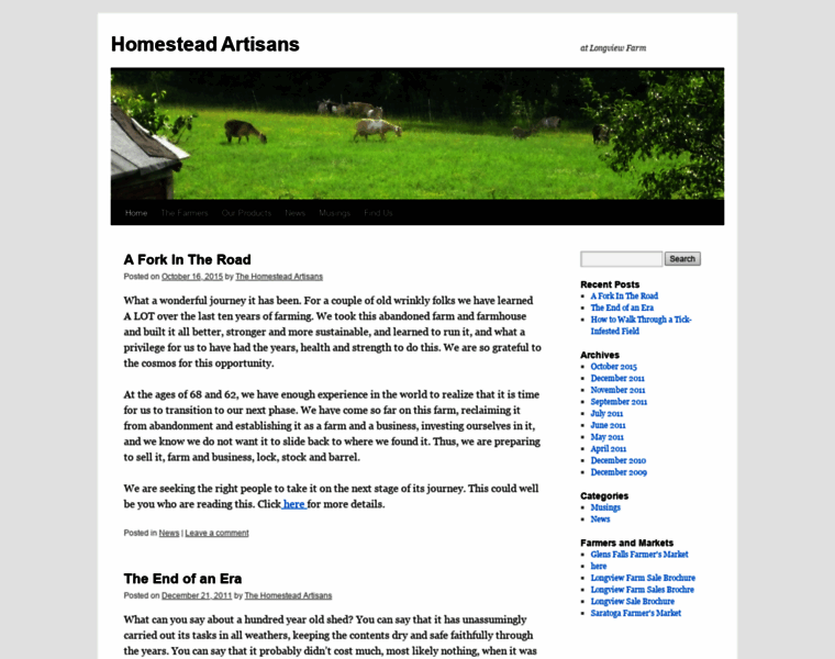 Homesteadartisans.com thumbnail