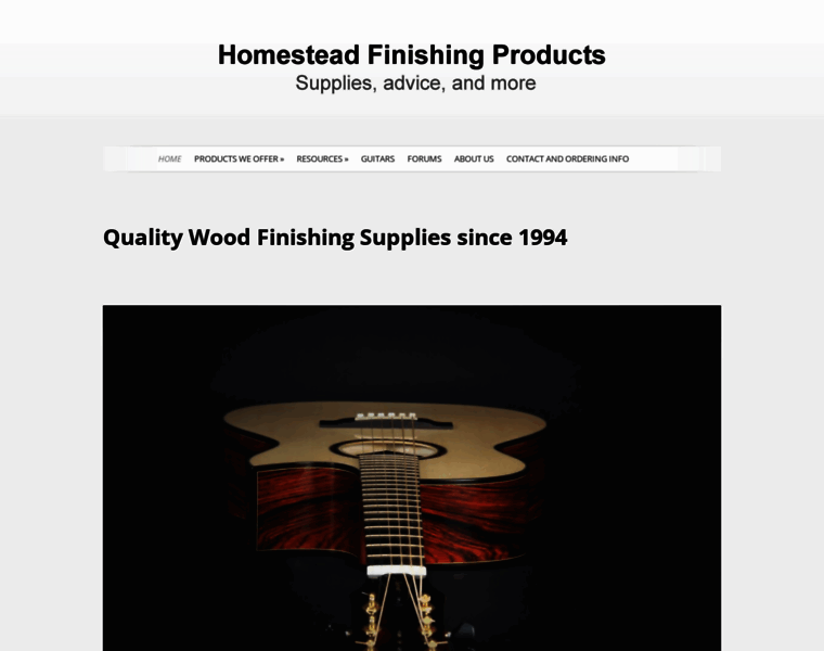 Homesteadfinishingproducts.com thumbnail