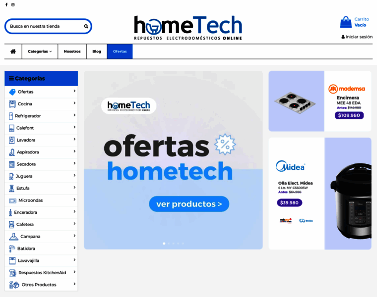 Hometech.cl thumbnail