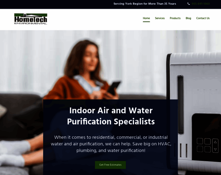 Hometechenvironmental.ca thumbnail