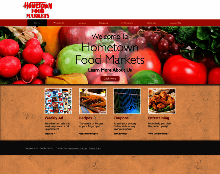 Hometownfoodmarkets.com thumbnail