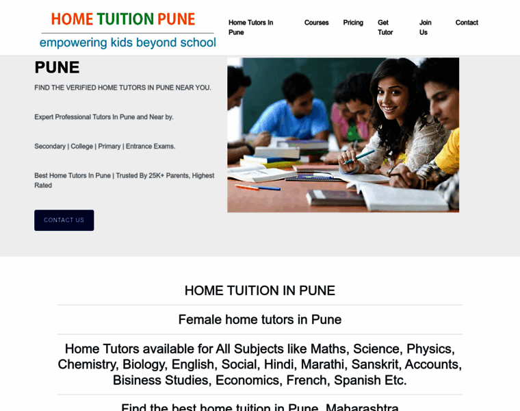 Hometuitionpune.in thumbnail