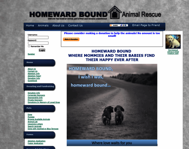 Homewardbound2u.rescuegroups.org thumbnail