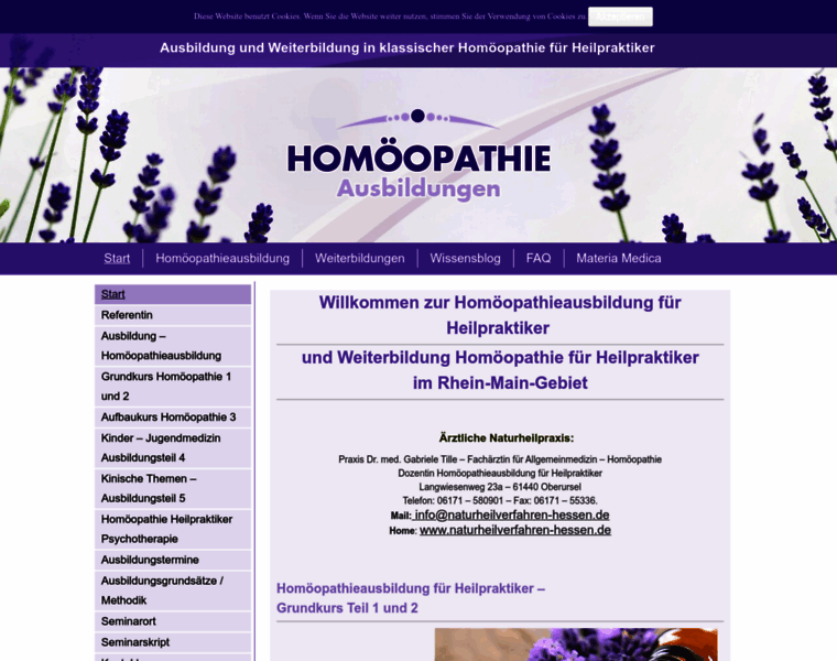 Homoeopathie-ausbildungen.de thumbnail