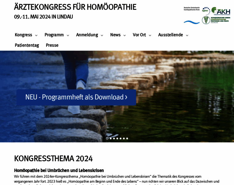Homoeopathie-kongress.de thumbnail