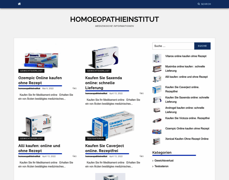 Homoeopathieinstitut.at thumbnail