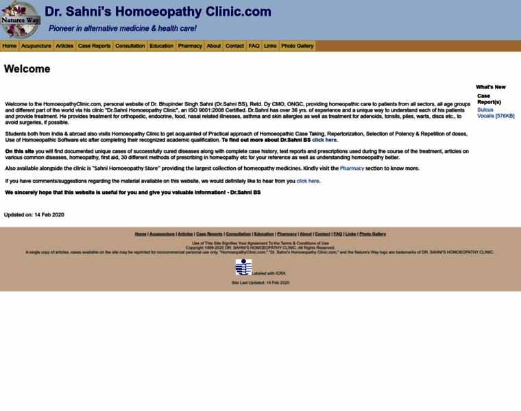 Homoeopathyclinic.com thumbnail
