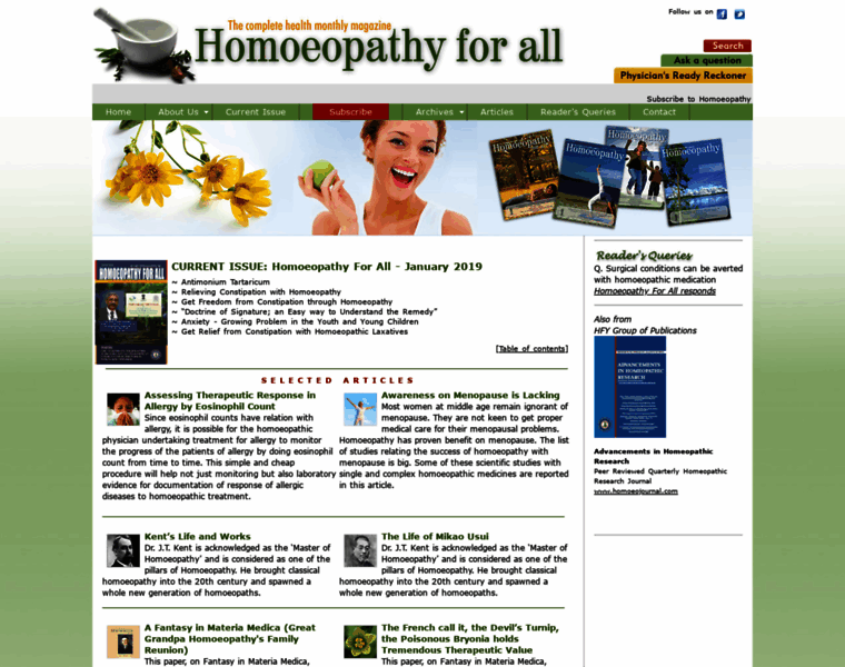 Homoeopathyforall.com thumbnail