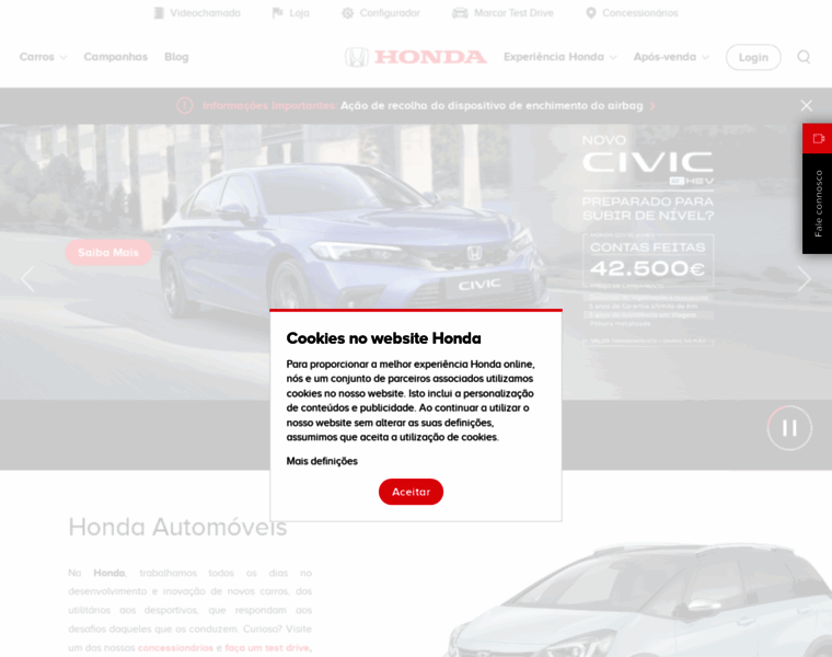 Honda-automoveis.pt thumbnail