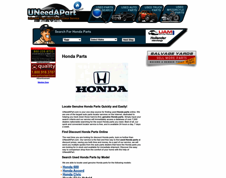 Honda-parts.uneedapart.com thumbnail