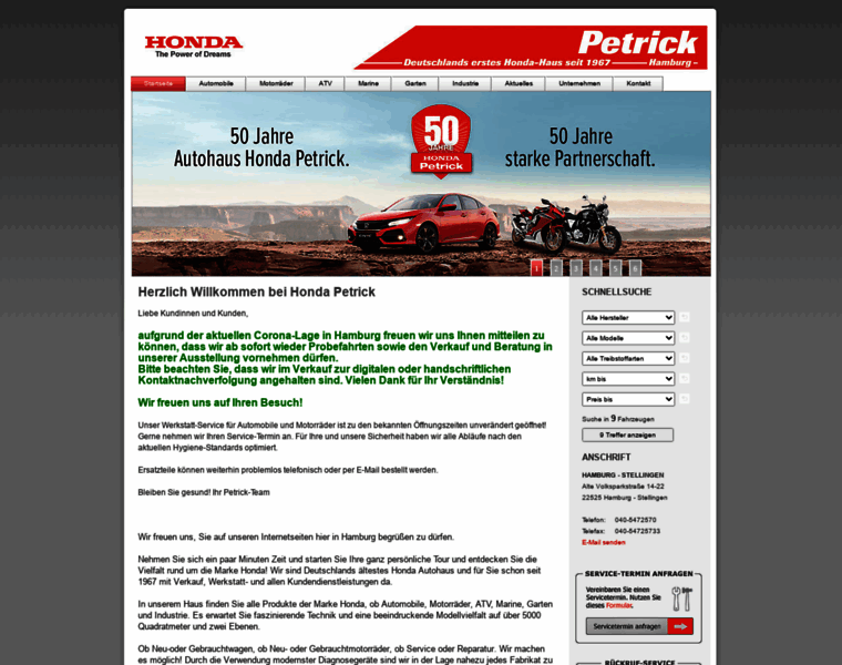 Honda-petrick.de thumbnail