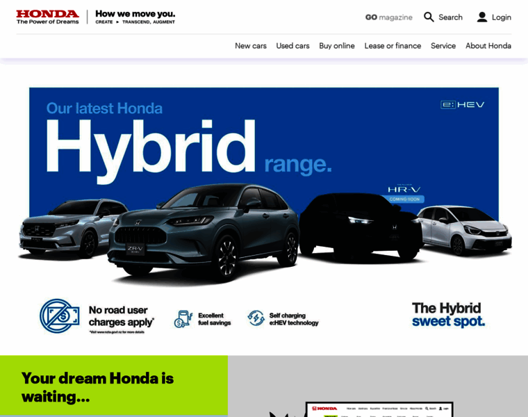 Honda.co.nz thumbnail