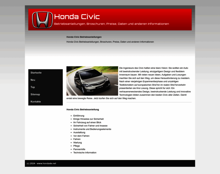 Hondade.net thumbnail