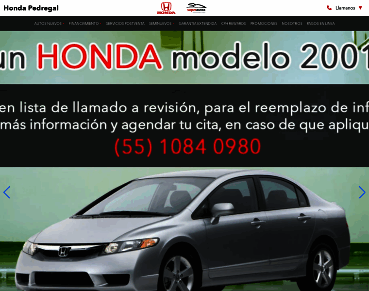 Hondapedregal.mx thumbnail