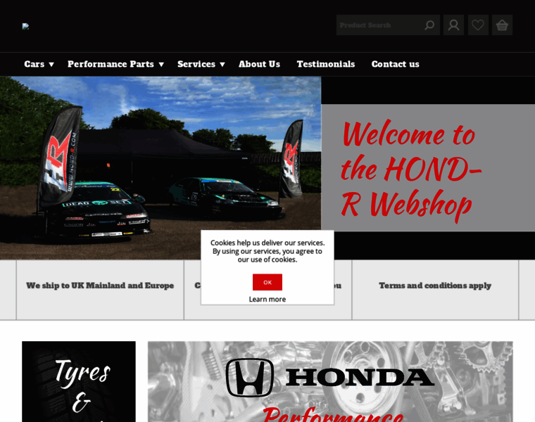 Hondaperformanceparts.co.uk thumbnail