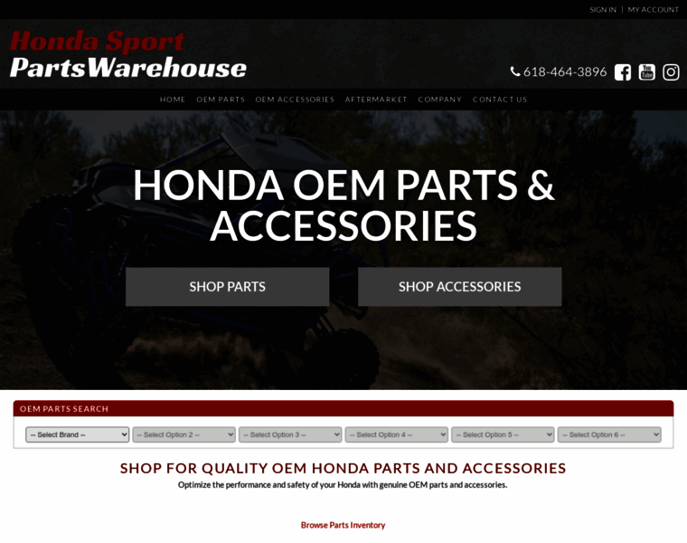 Hondasportpartswarehouse.com thumbnail