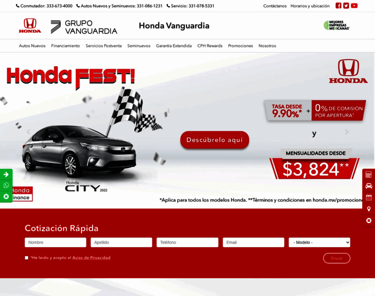 Hondavanguardia.com thumbnail