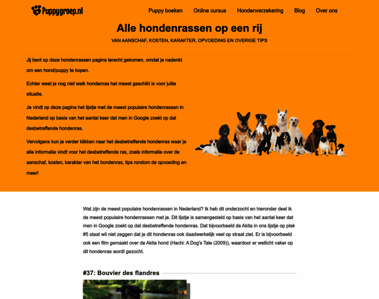 Hondenras.com thumbnail