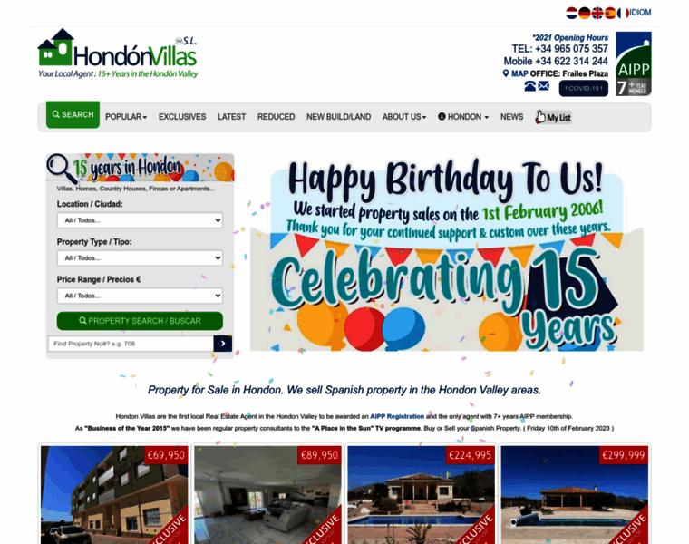 Hondonvillas.net thumbnail