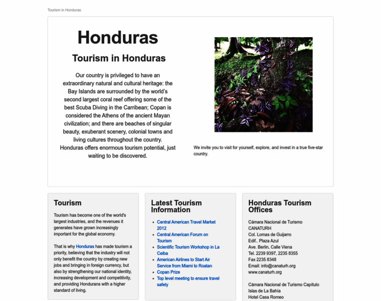 Hondurastourism.com thumbnail