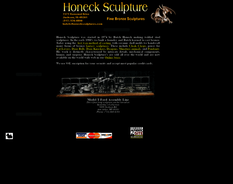 Honecksculptures.com thumbnail