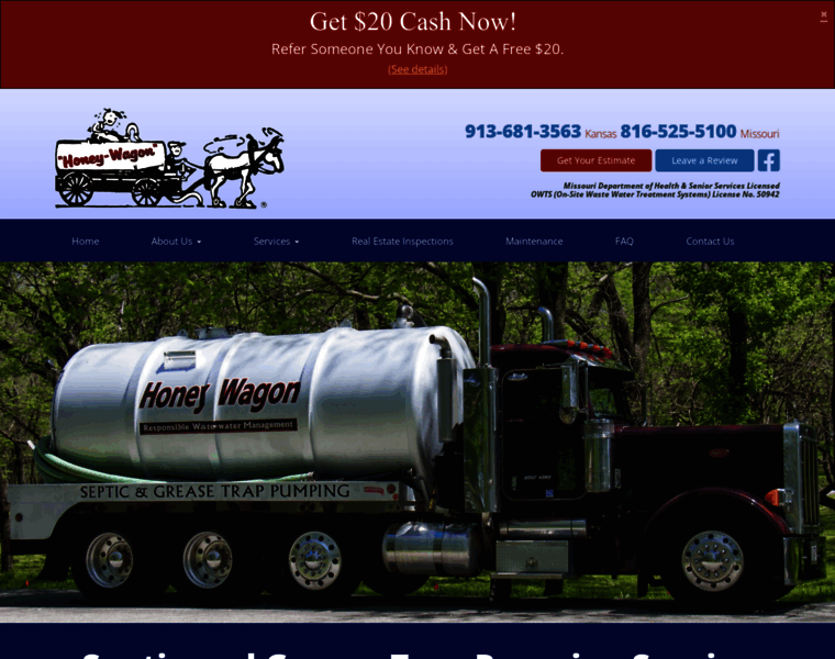 Honey-wagonkc.com thumbnail