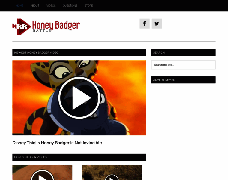 Honeybadgerbattle.com thumbnail