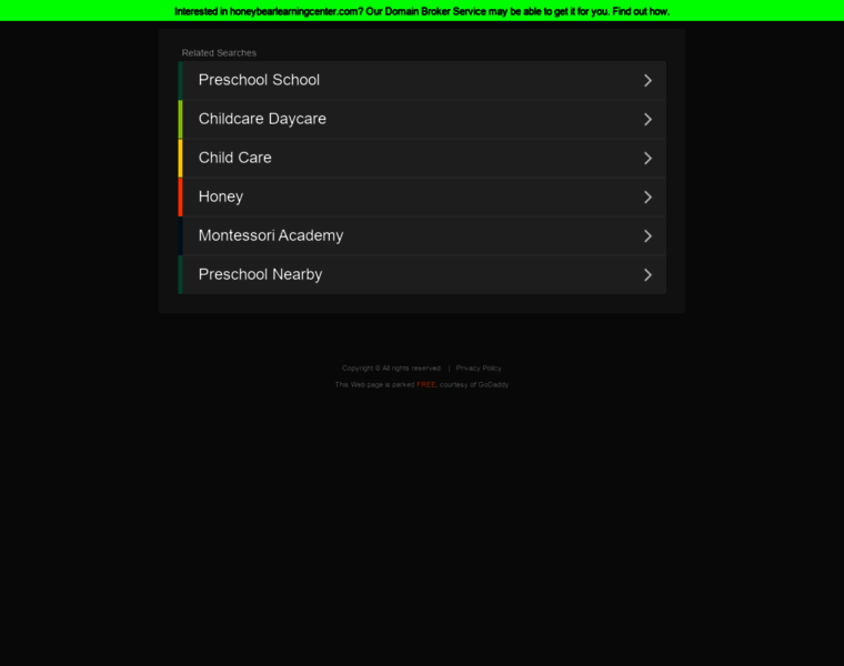 Honeybearlearningcenter.com thumbnail