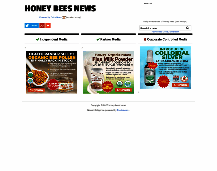 Honeybees.news thumbnail