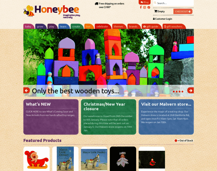 Honeybeetoys.com.au thumbnail