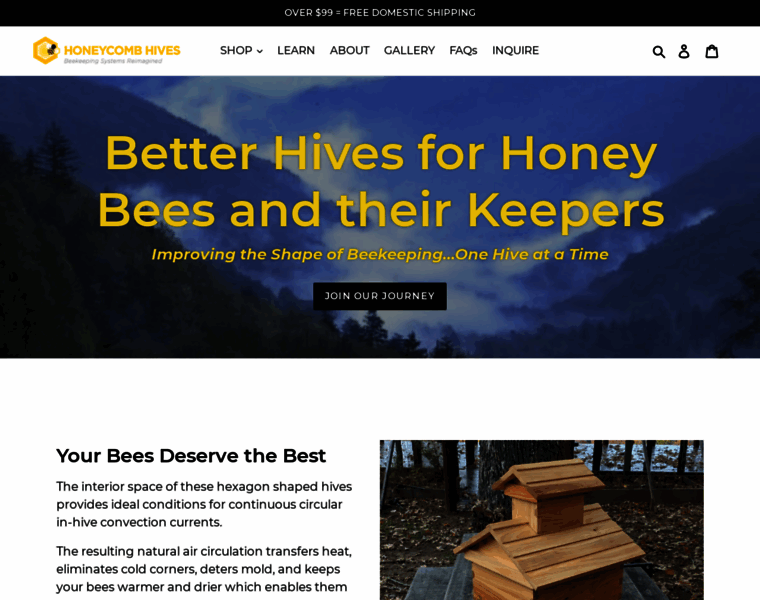 Honeycombhives.com thumbnail