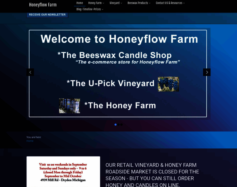 Honeyflowfarm.com thumbnail