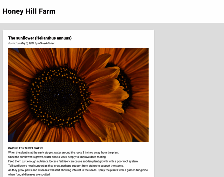 Honeyhillorganicfarm.com thumbnail