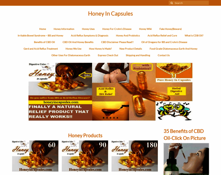 Honeyincapsules.com thumbnail