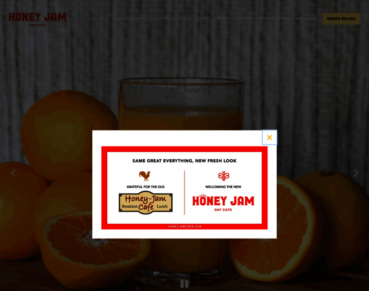 Honeyjamcafe.com thumbnail