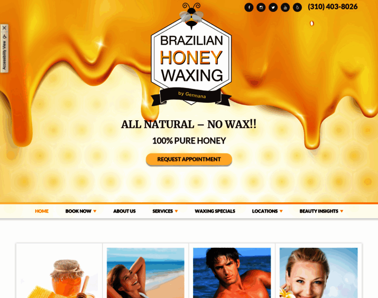 Honeywaxingstudio.com thumbnail