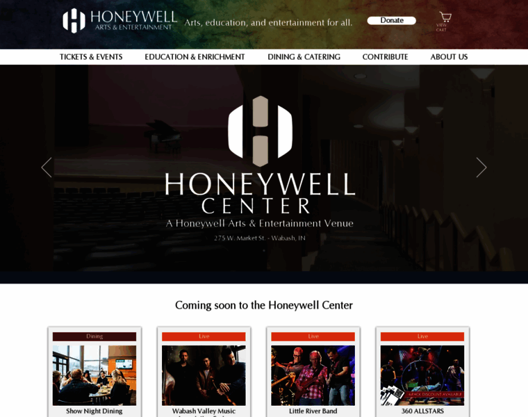 Honeywellcenter.org thumbnail