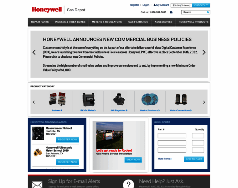 Honeywellgasdepot.com thumbnail