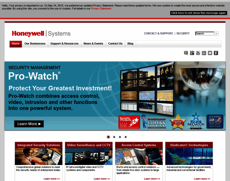 Honeywellsystems.com thumbnail